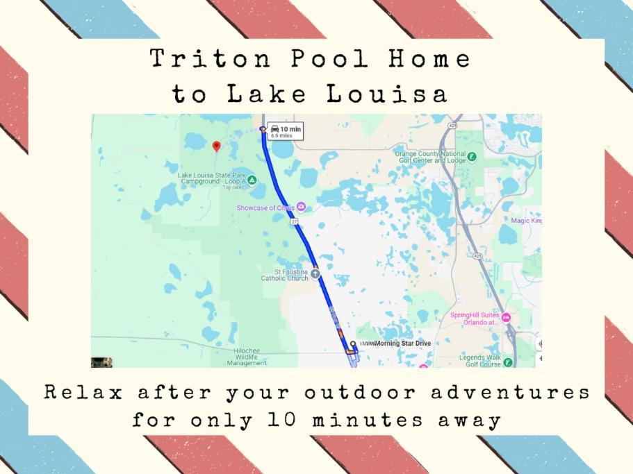 Triton Vacation Pool Home Near Disney Orlando Eksteriør billede